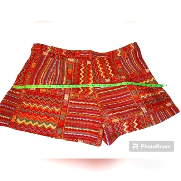 NWT Cider Women's Retro Boho 3X Short Short ,zips belt loops new - Picture 9 of 16